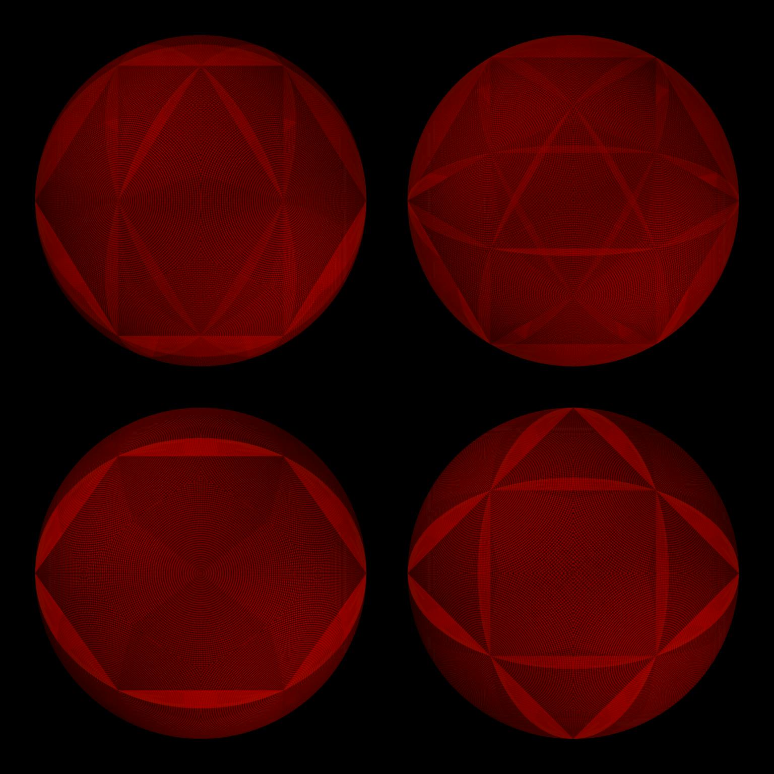 Image for entry 'The Black Holes at the Centre of these Orbs are Cuboctahedra'