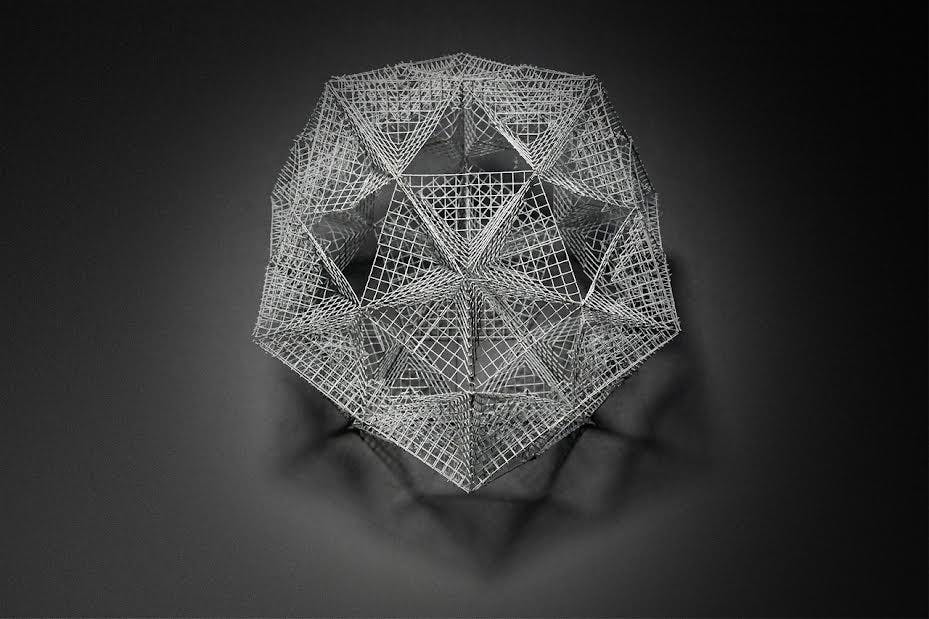 Image for entry 'Icosidodecahedron variant.'