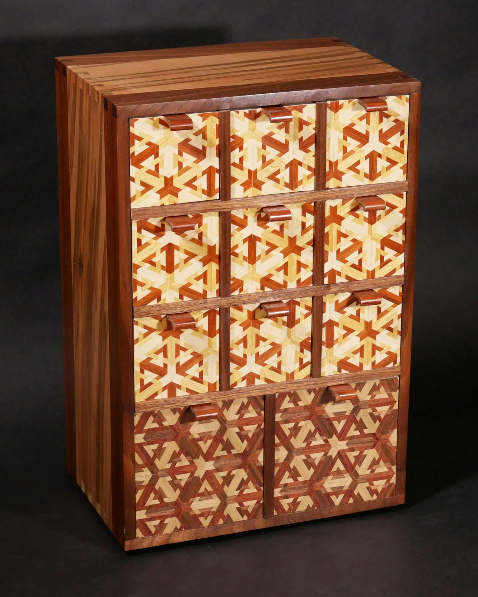 Image for entry 'Apothecary Cabinet with Borromean Rings Yosegi '
