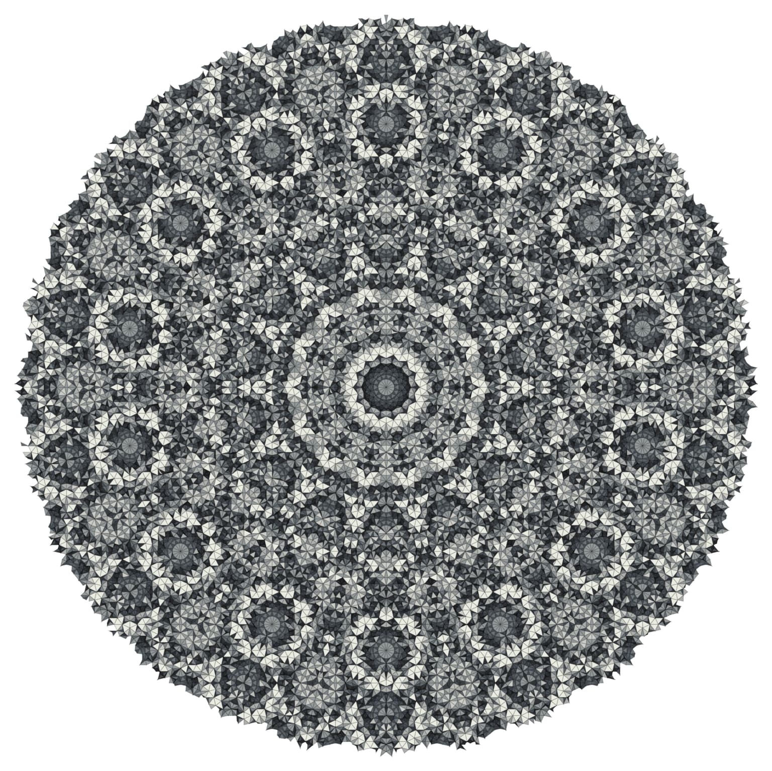 Image for entry 'Quasicrystal - A Cut-Projection from the Eighth Dimension'