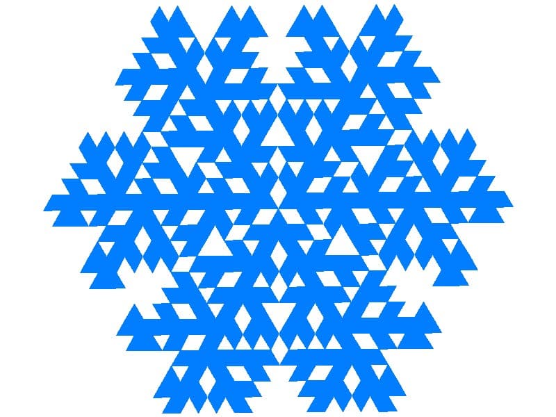 Image for entry 'Blue Snowflake'