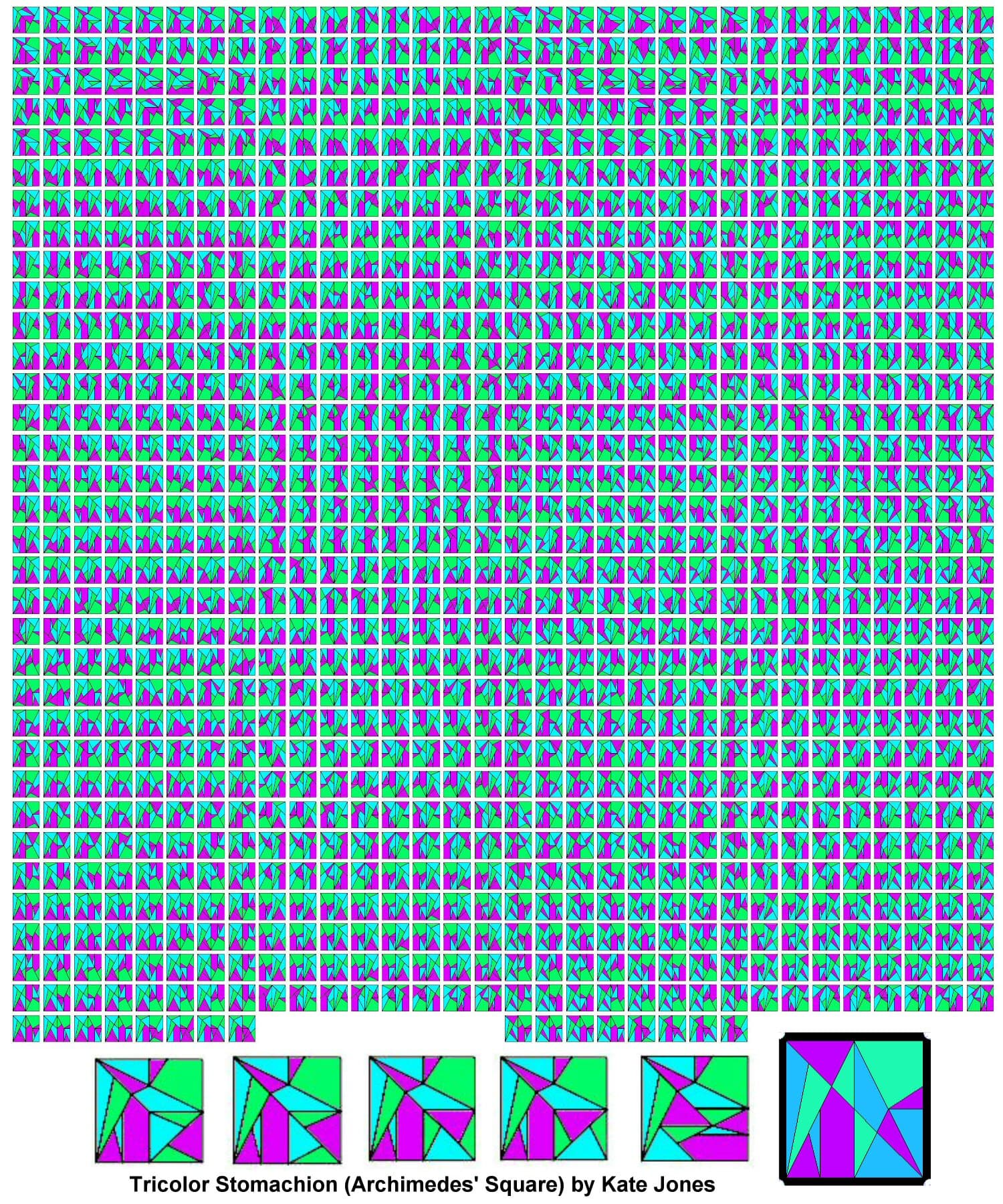 Image for entry 'Tricolor Stomachion'
