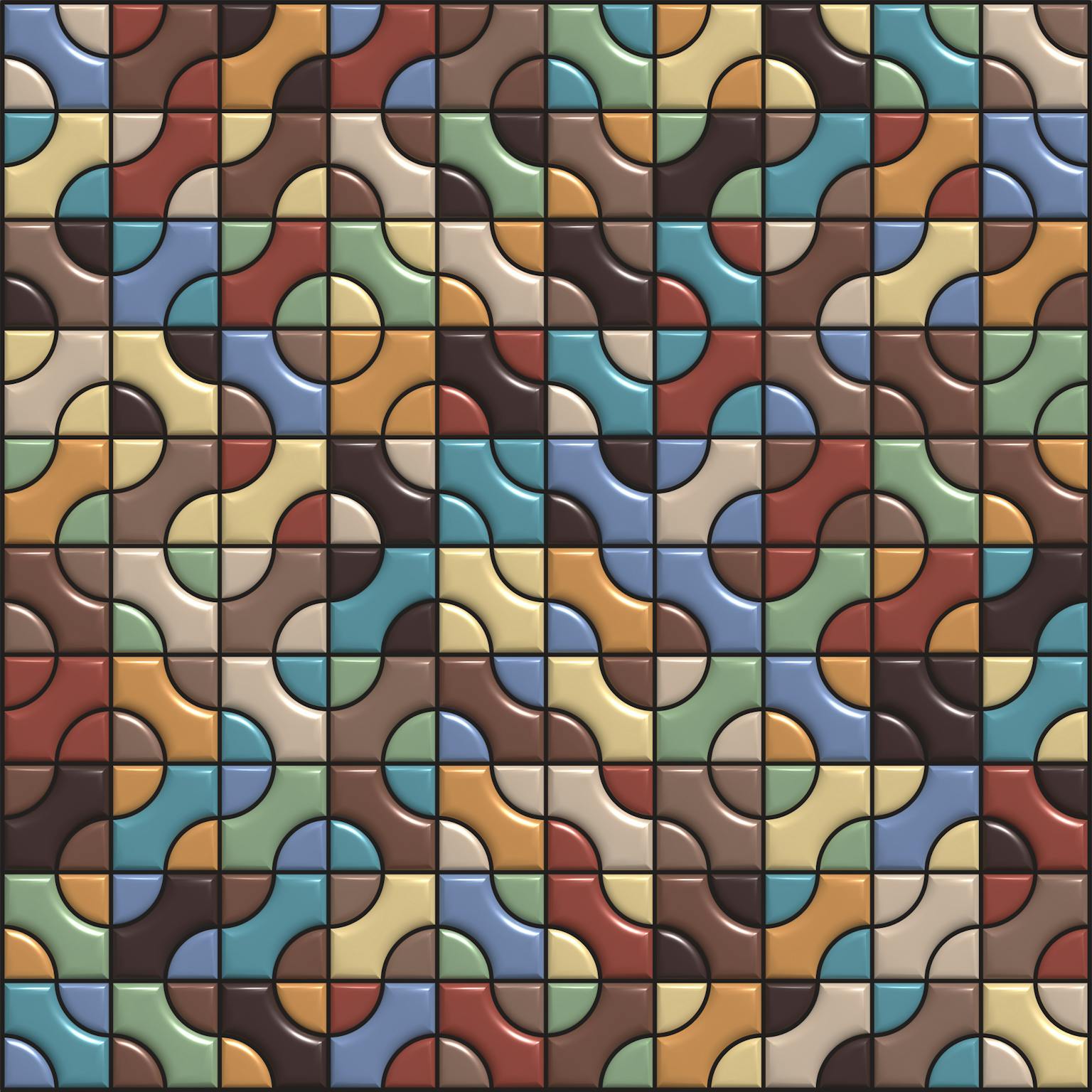 Image for entry 'A Graeco-Latin Truchet Tiling'