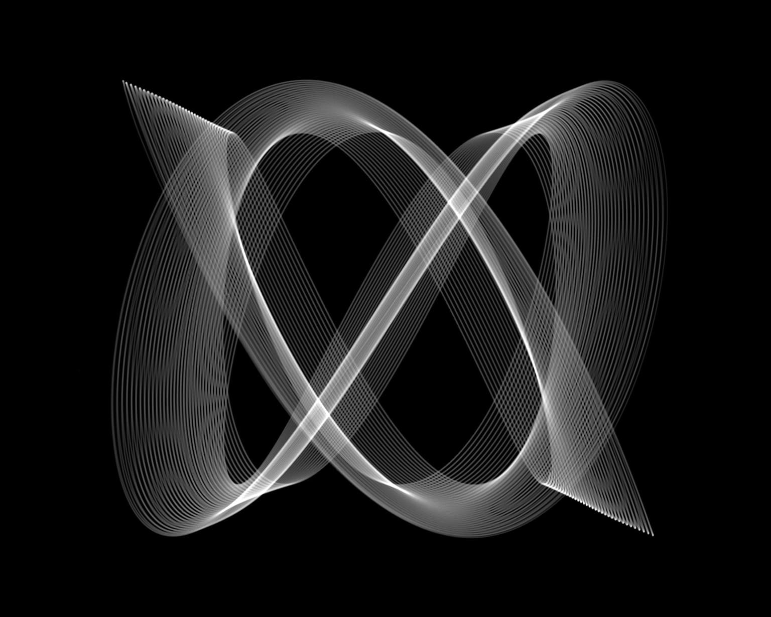 Image for entry 'Pendulum Light Painting 152S: Major Sixth Harmonic Interval'