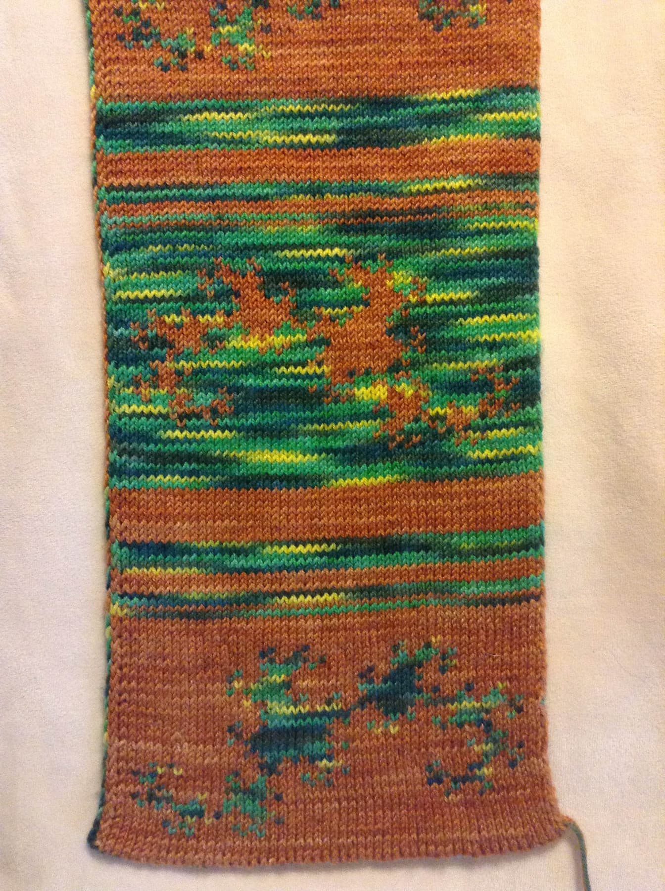 Image for entry 'Dragon Curve Double Knit Scarf'
