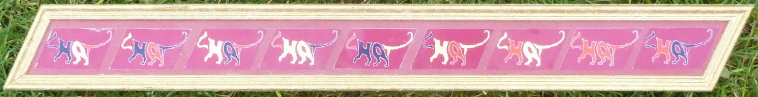 Image for entry 'National Catted Affine Plane of 9 Points (in installation 'Le Trésor de Mathou', see website)'