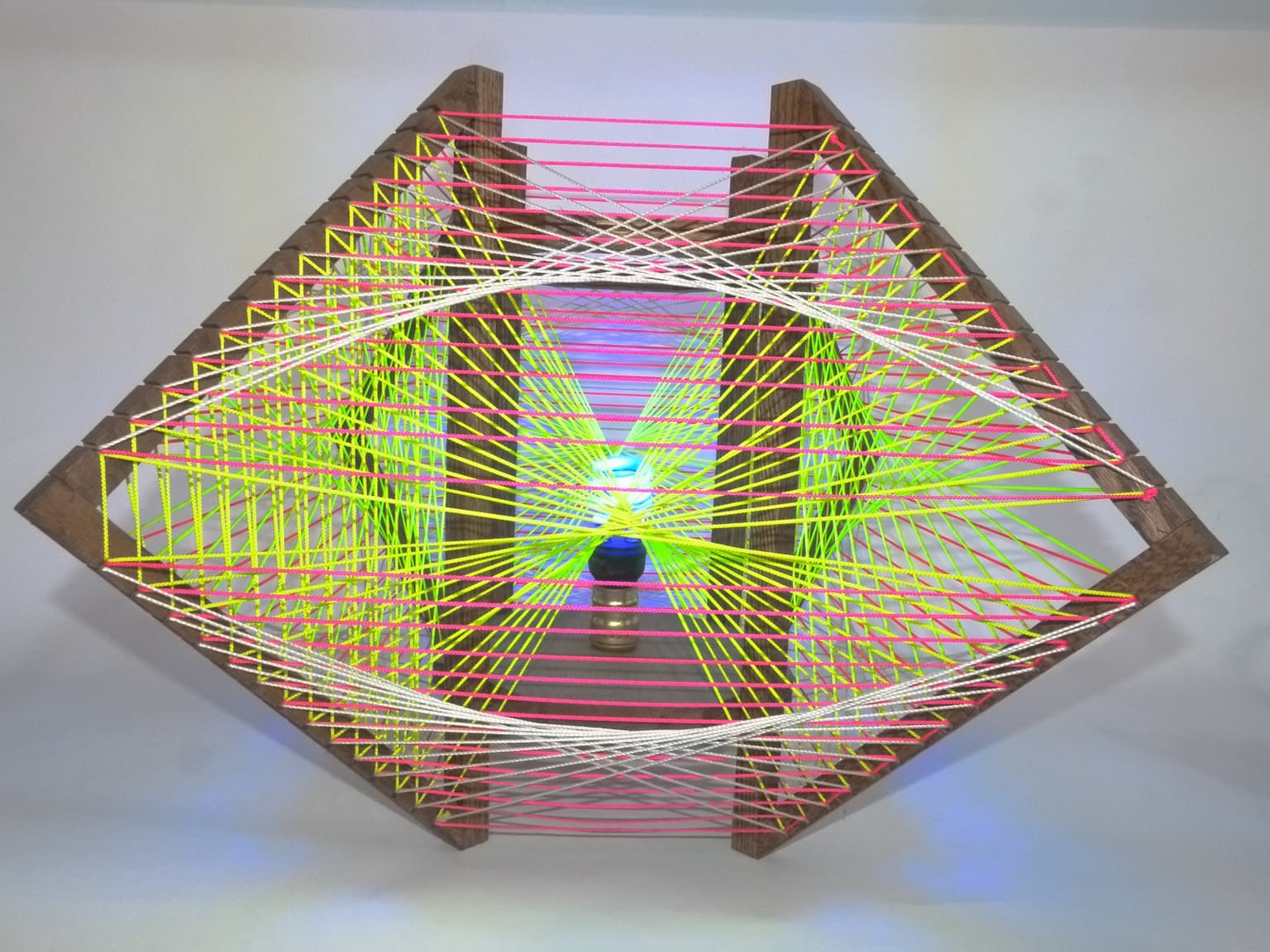 Image for entry 'Oak frame lighted sculpture'
