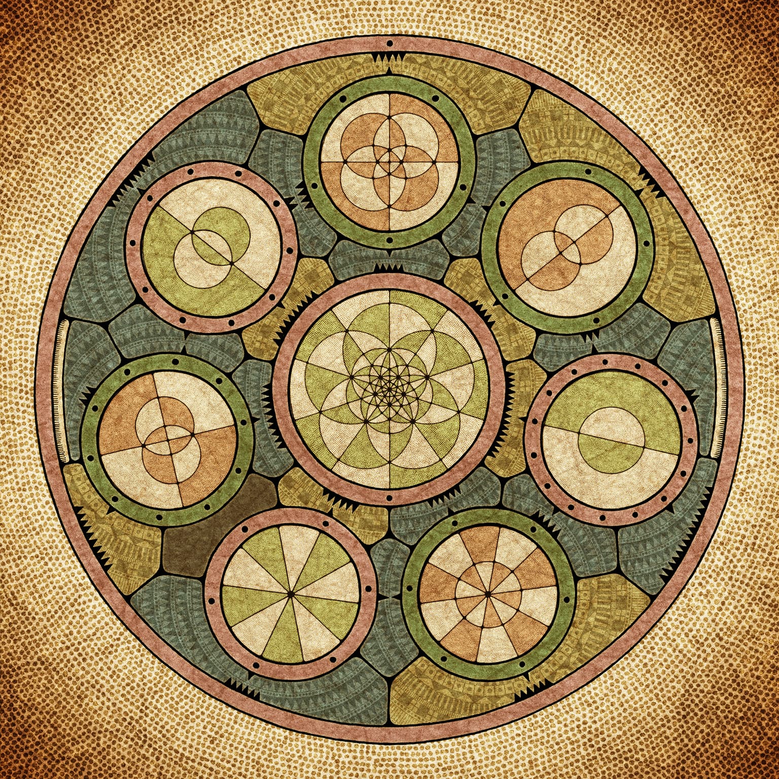 Image for entry 'Enigmatic Plan of Inclusion I'