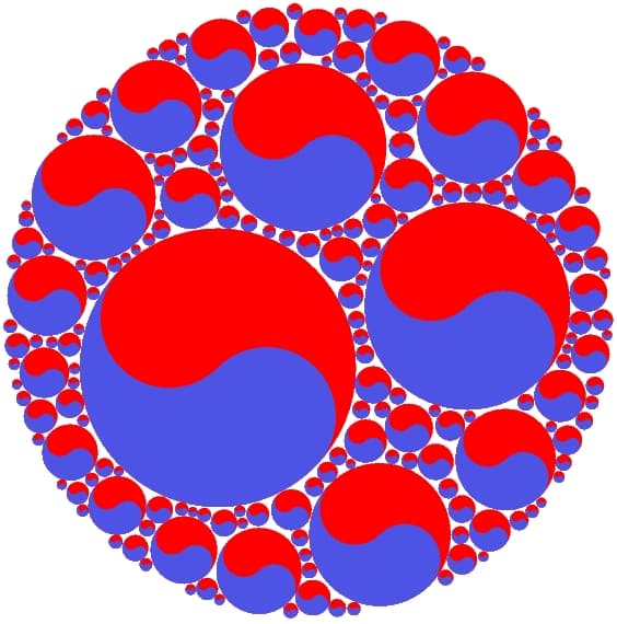 Image for entry 'Yin-Yangs in a Circle'