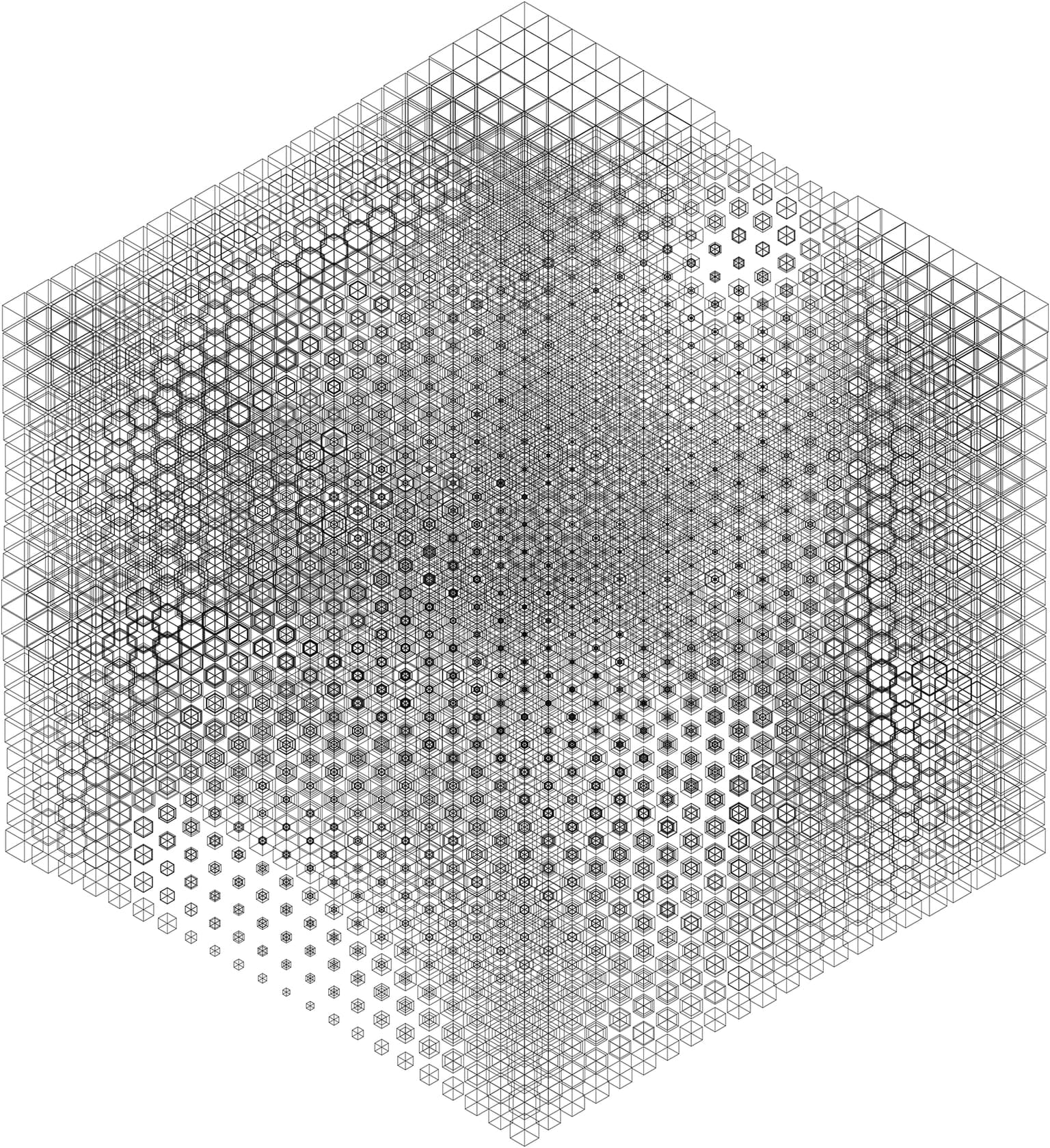 Image for entry 'Isometric view of a damier building II'