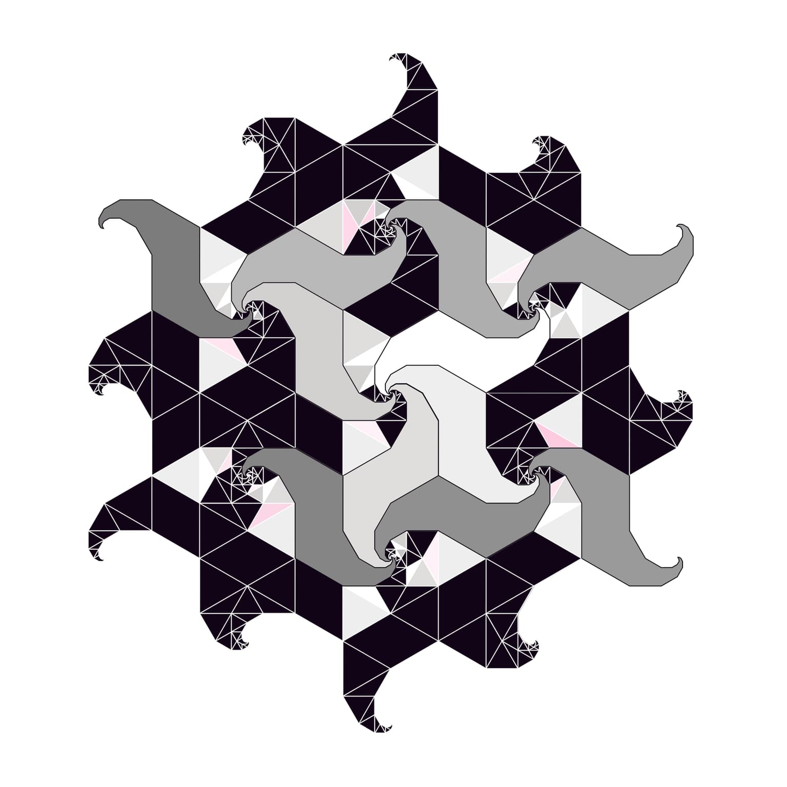 Image for entry 'First 30 number presented with Spidrons'