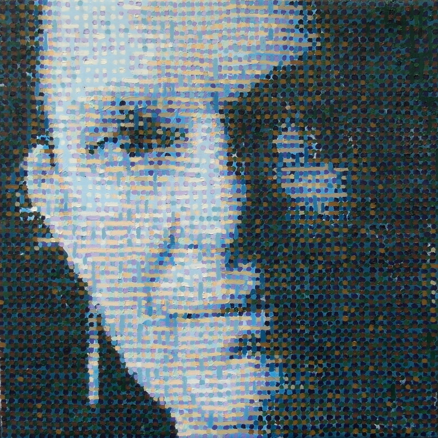 Image for entry 'Portrait of a woman with ear drop'