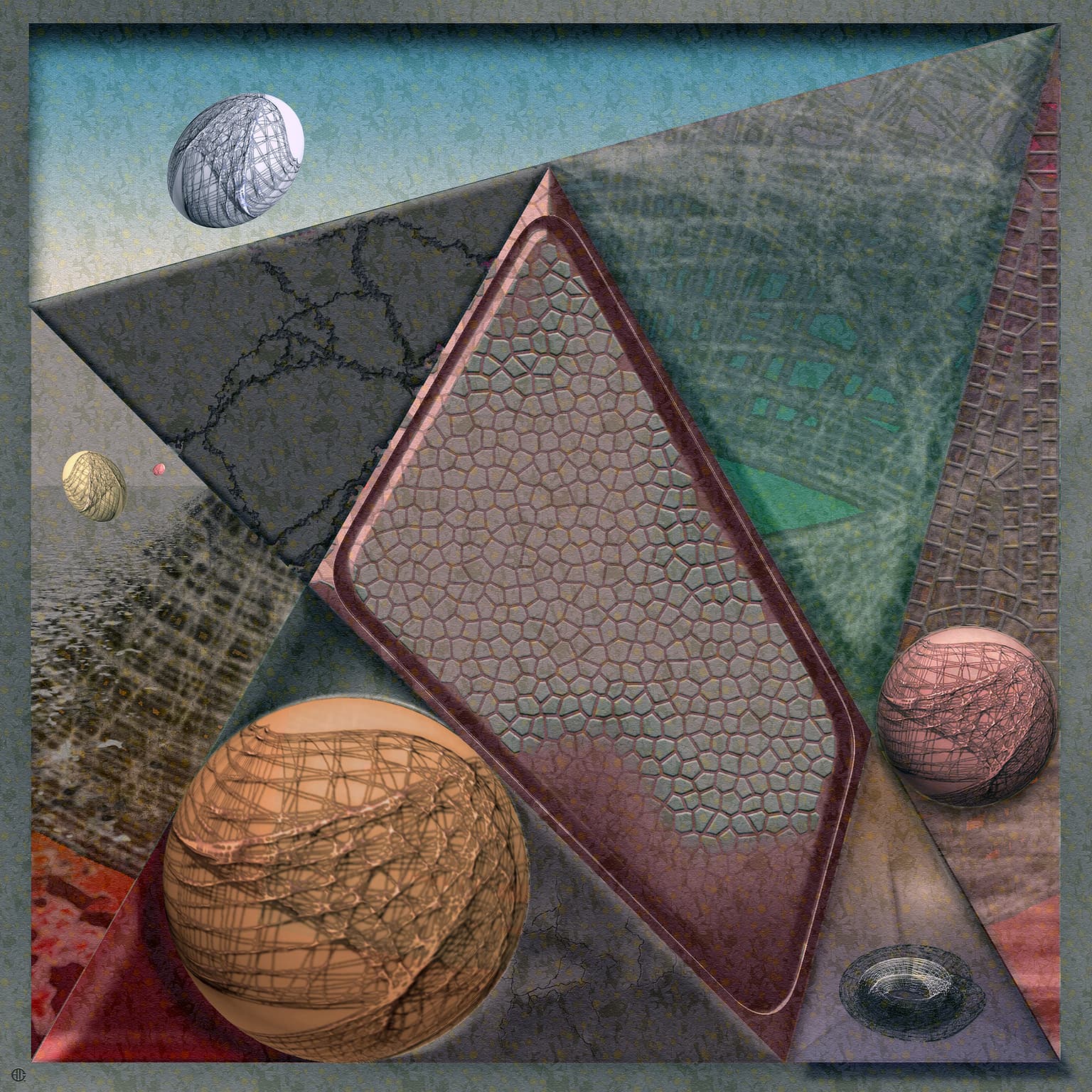 Image for entry 'Sangaku in a square'