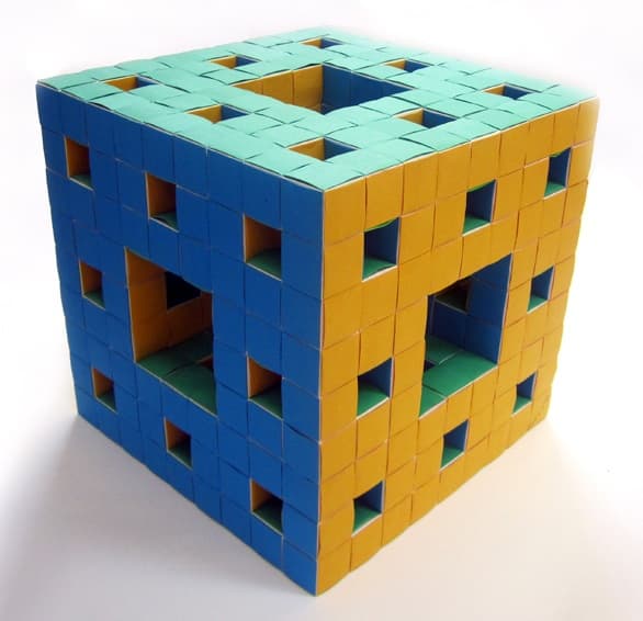 Image for entry 'Menger Sponge Fractal - Level III'