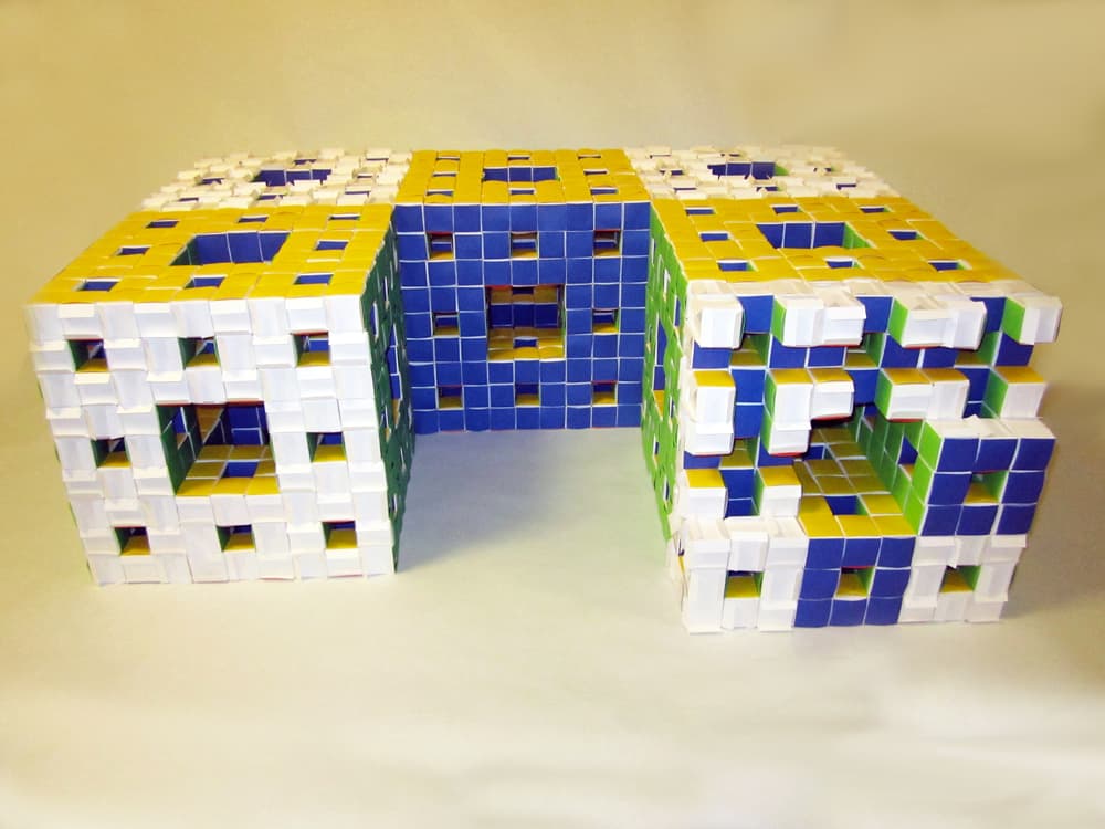 Image for entry 'Menger Sponge Fractal - Level IV'