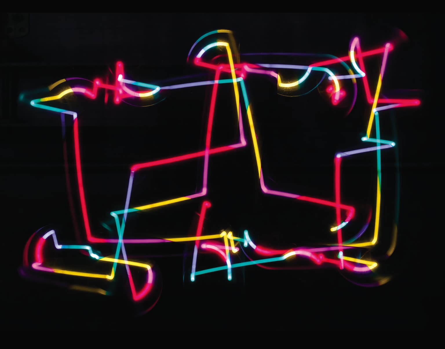 Image for entry 'Neon single light source drawing'