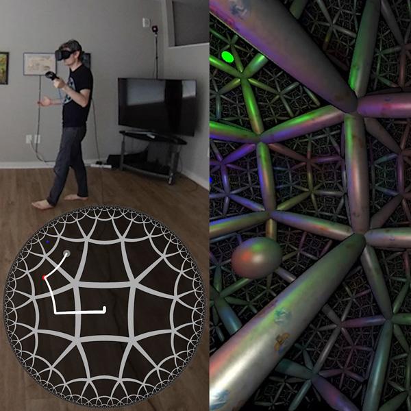 Image for entry 'Non-euclidean virtual reality using ray marching'