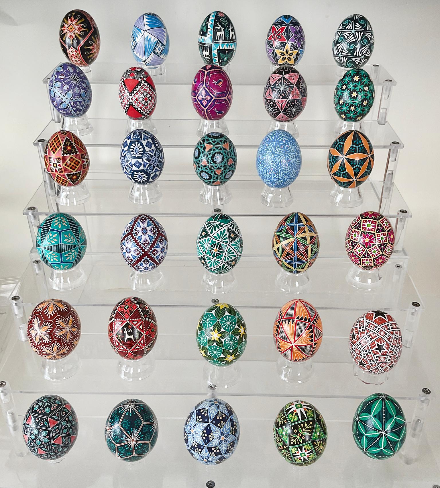 Image for entry 'Polyhedral Pysanky Group'