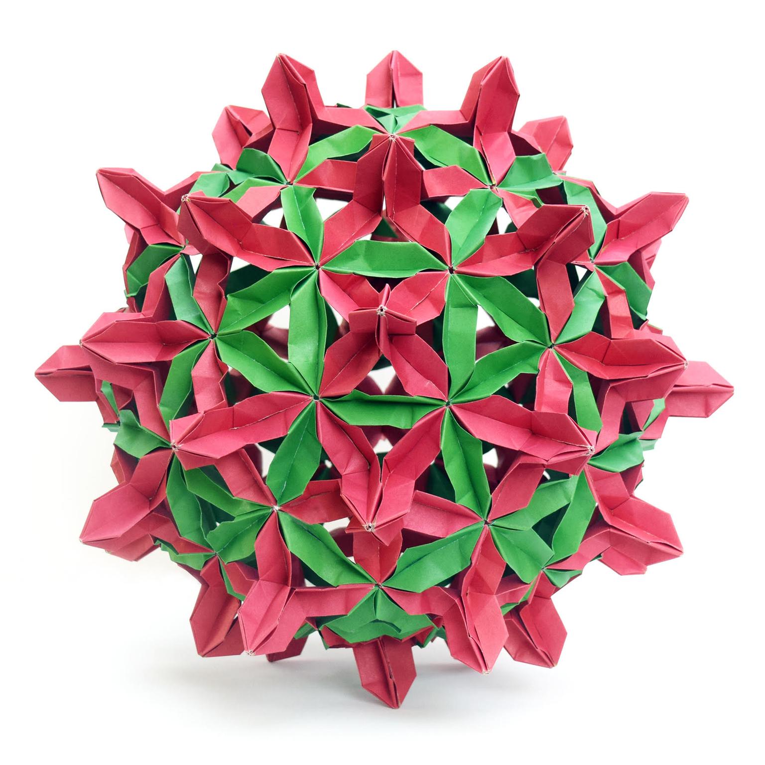 Image for entry 'Compound of a Rhombicosidodecahedron and an Icosidodecahedron'