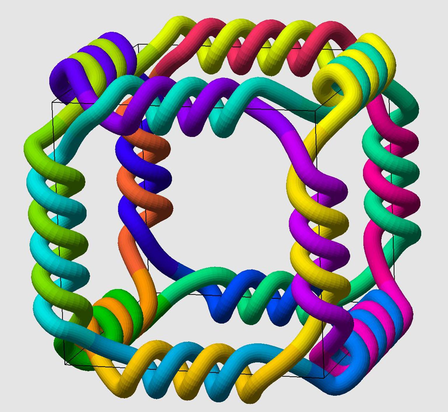 Image for entry 'Cube Double-Frame Knot'