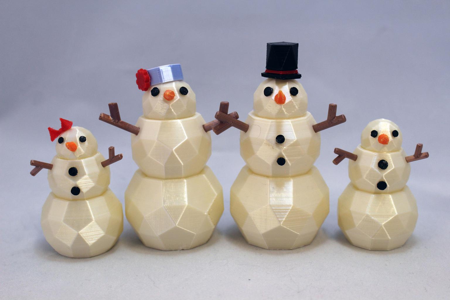 Image for entry 'Polyhedral Snowman Family'