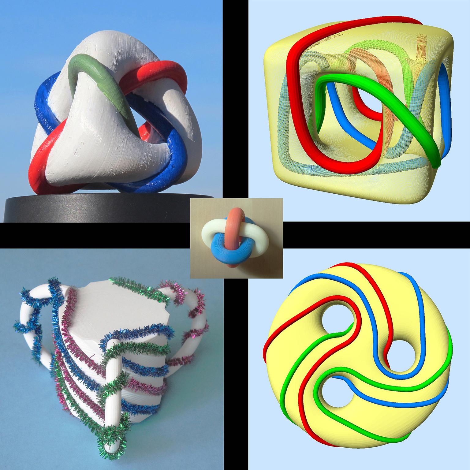 Image for entry 'Four Different Embeddings of the Borromean Rings'