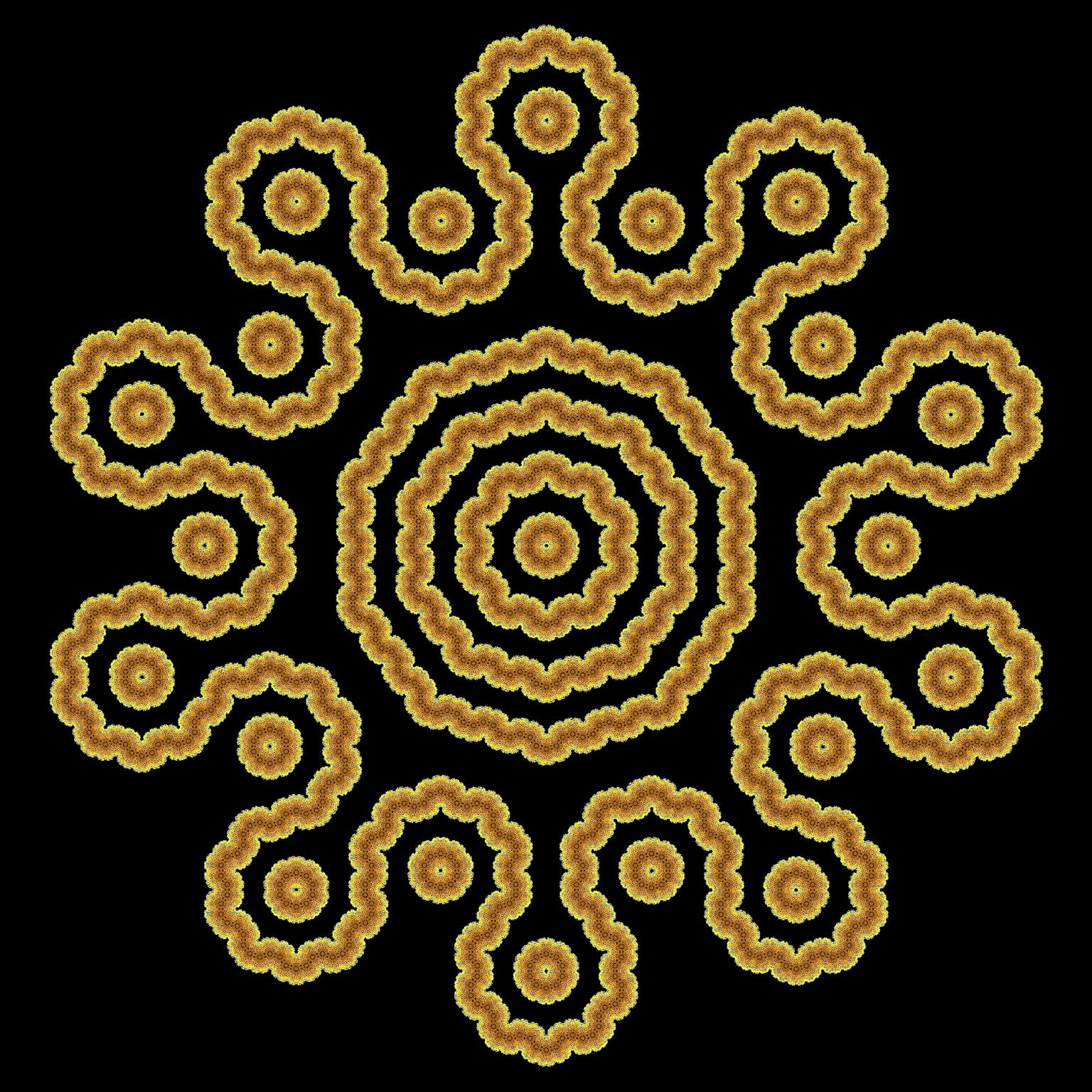 Image for entry 'Islamic 10-fold Fractal Loops'