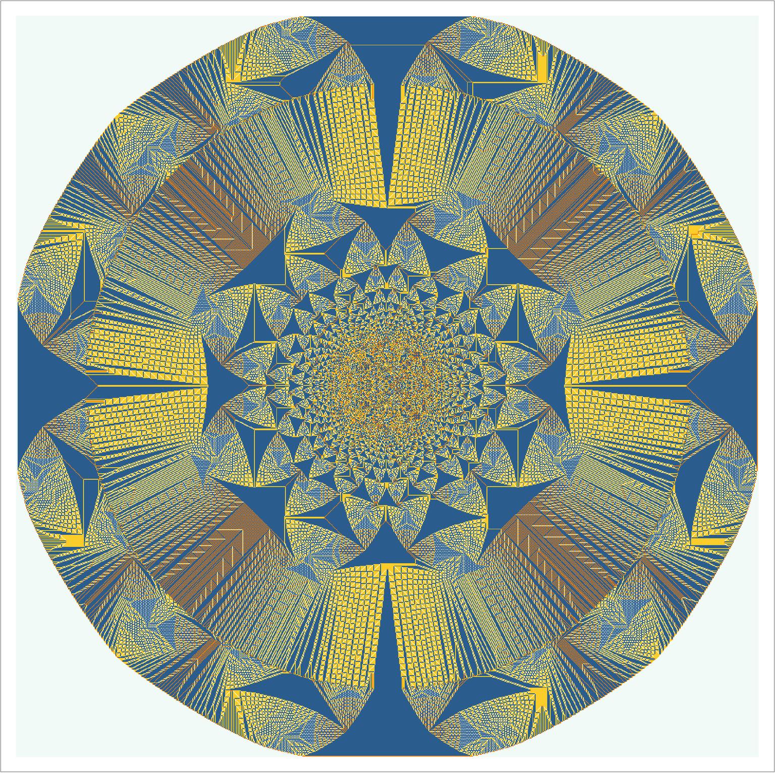 Image for entry 'Sandpile Fractile Disk'