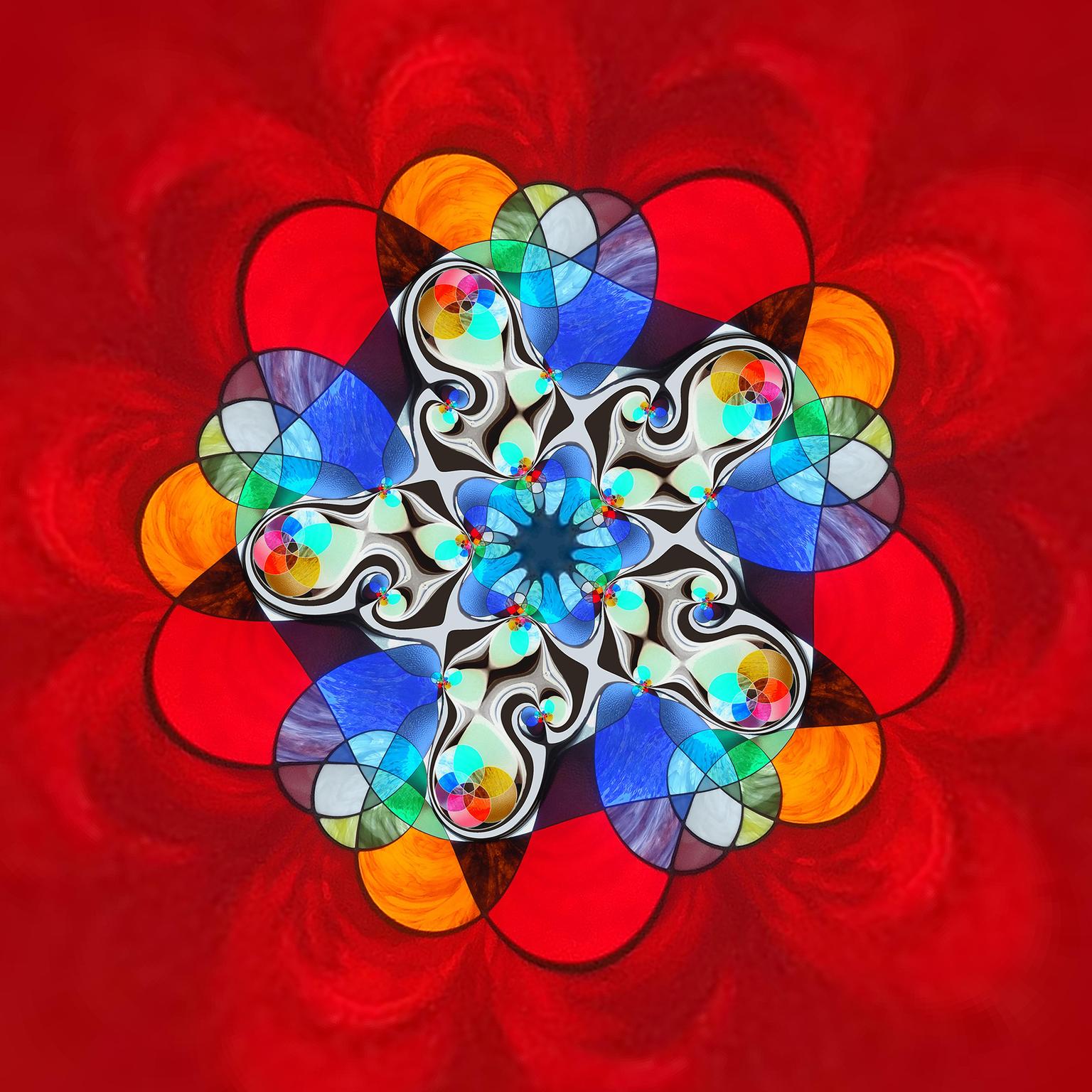 Image for entry 'Glass Mandala: Red'