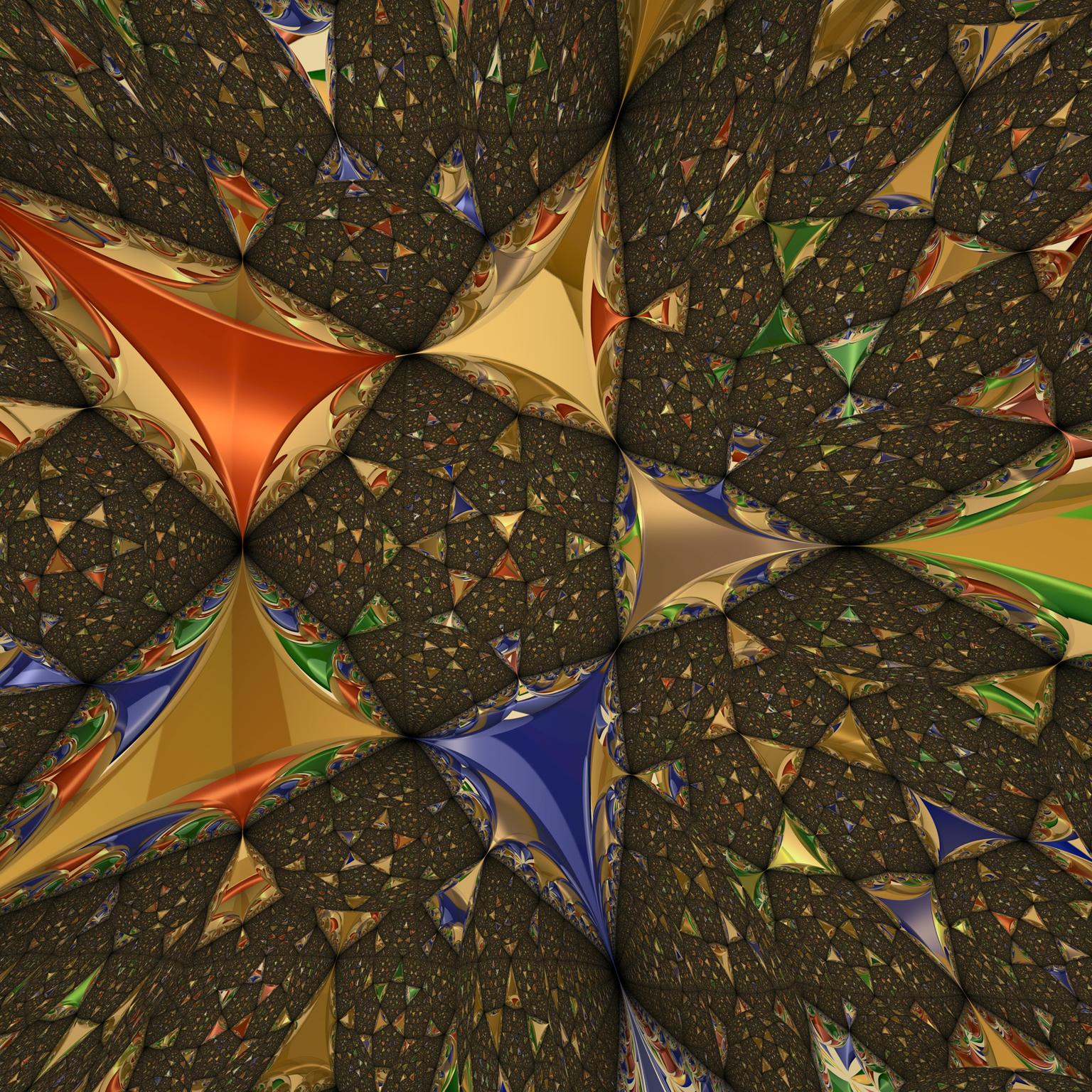 Image for entry 'Detail of Fractal Icosahedron'
