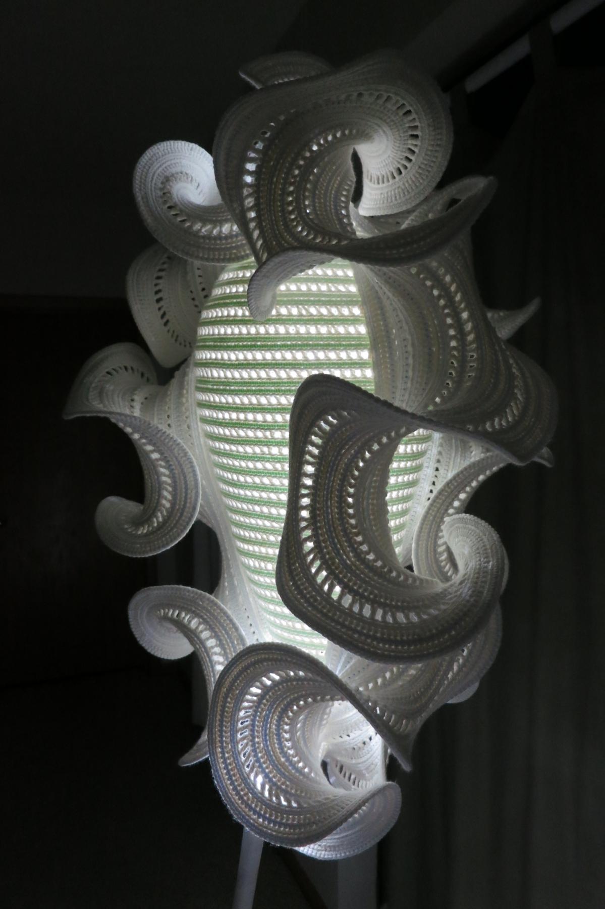 Image for entry 'Ovoid Bead with three Hyperbolic Axes as a Lamp'