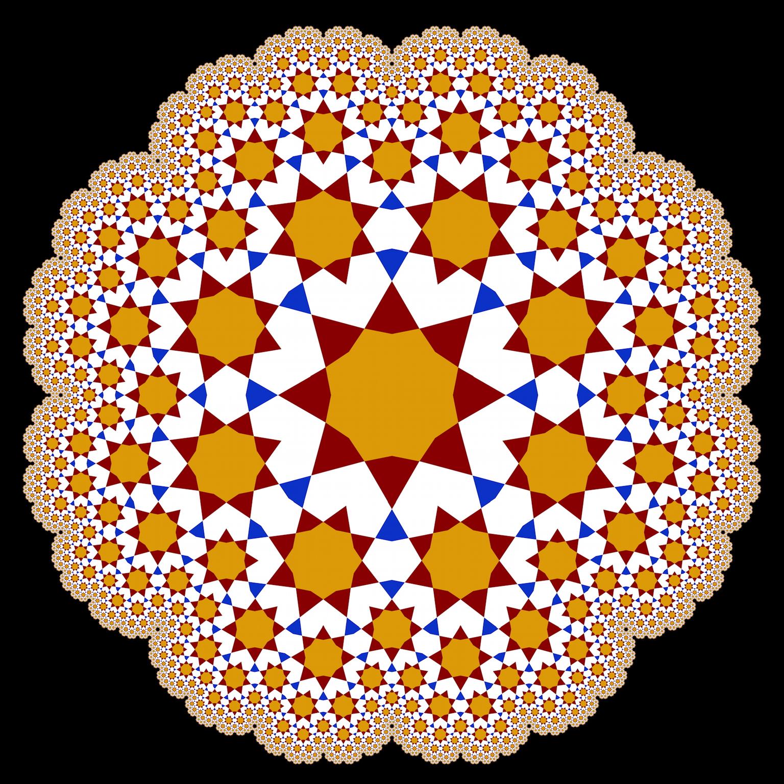 Image for entry 'Islamic 8-fold Fractal Flower (Median)'