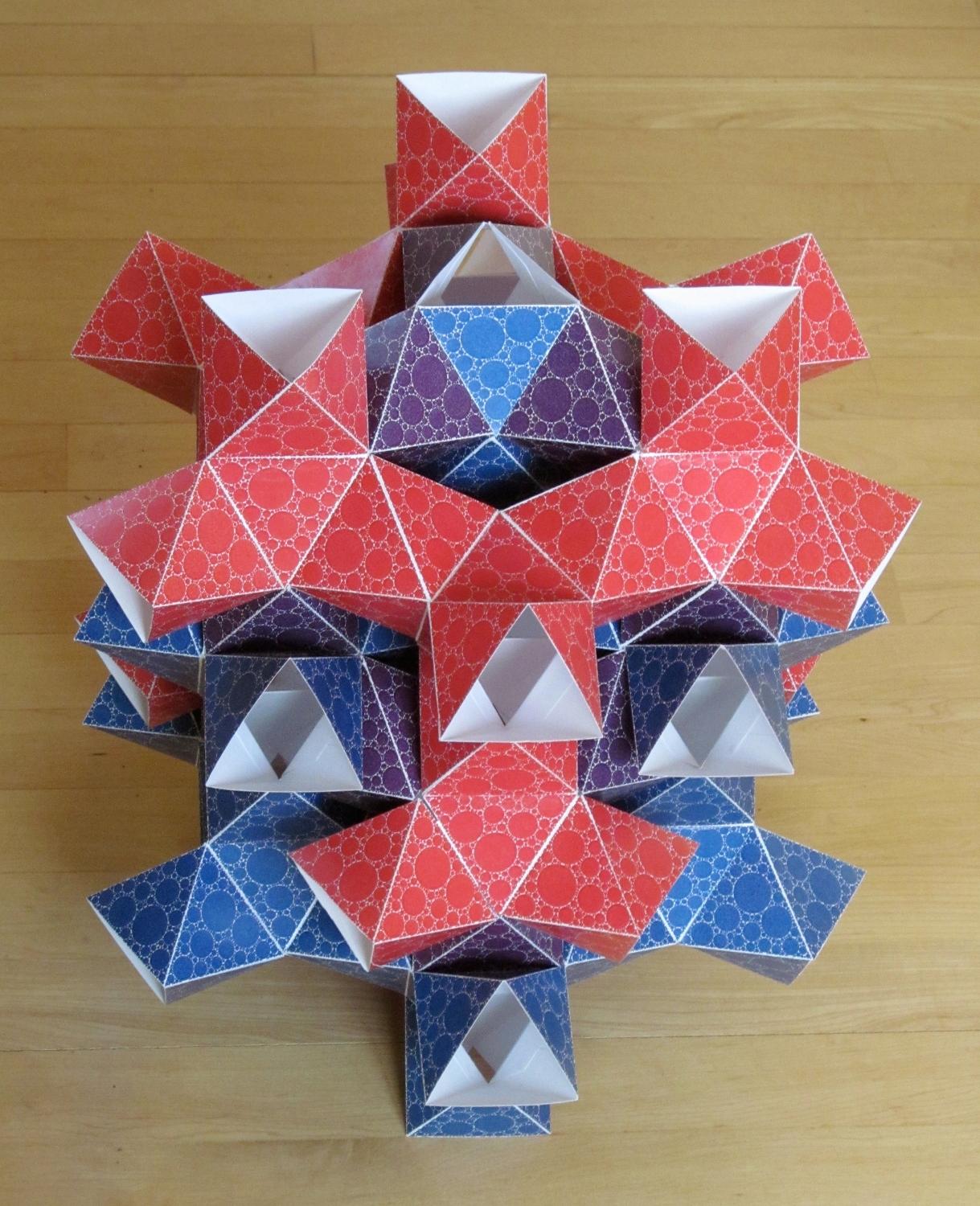 Image for entry 'The {3,12} Polyhedron Decorated with a Fractal Circle Pattern'