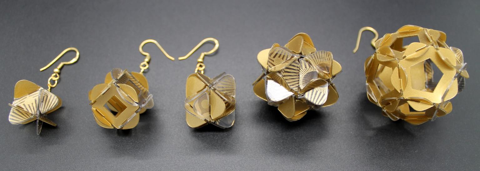 Image for entry 'Polyhedral earrings and necklaces'