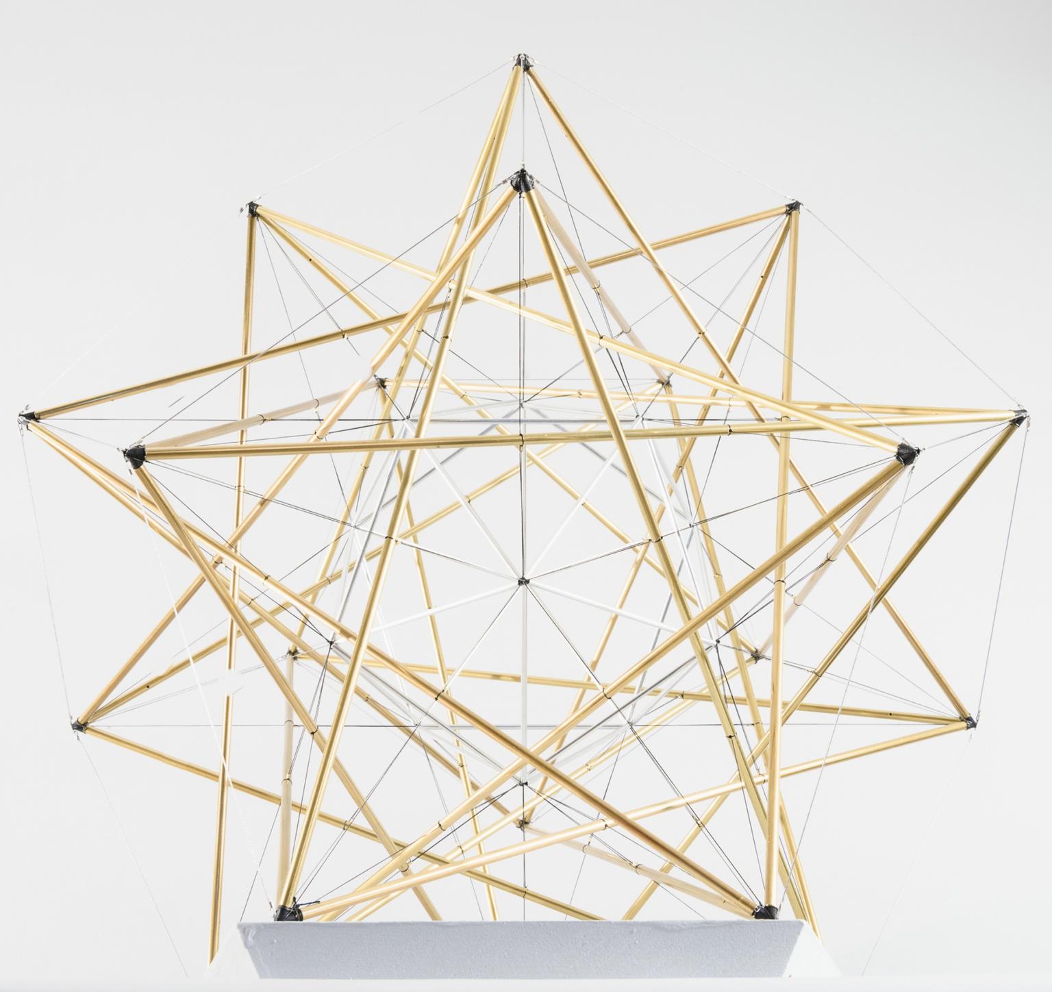 Image for entry 'Five Tetrahedra in Tensegrity'