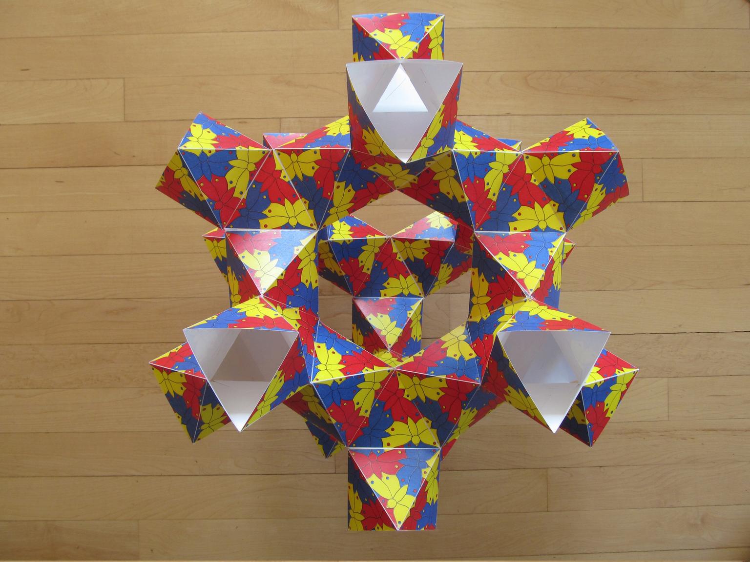 Image for entry 'A {3,8} D-Polyhedron with Butterflies'