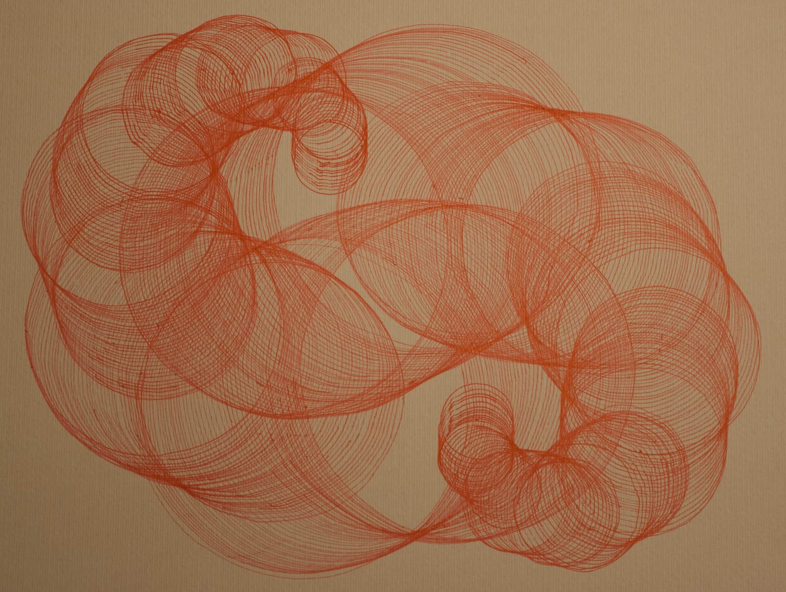 Image for entry 'Fibonacci Circle Curve Red'