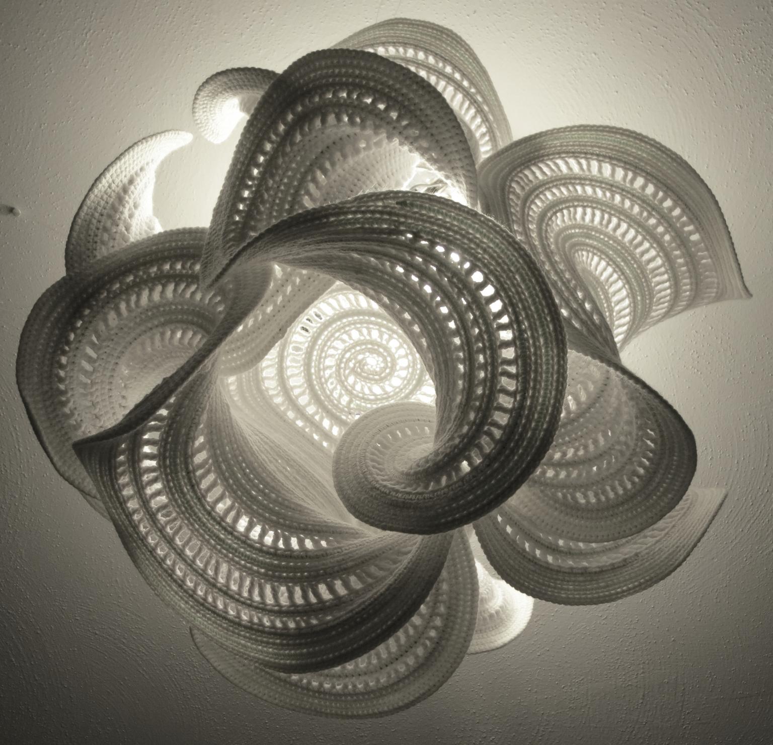 Image for entry 'Hyperbolic Disc as Lamp Shade'