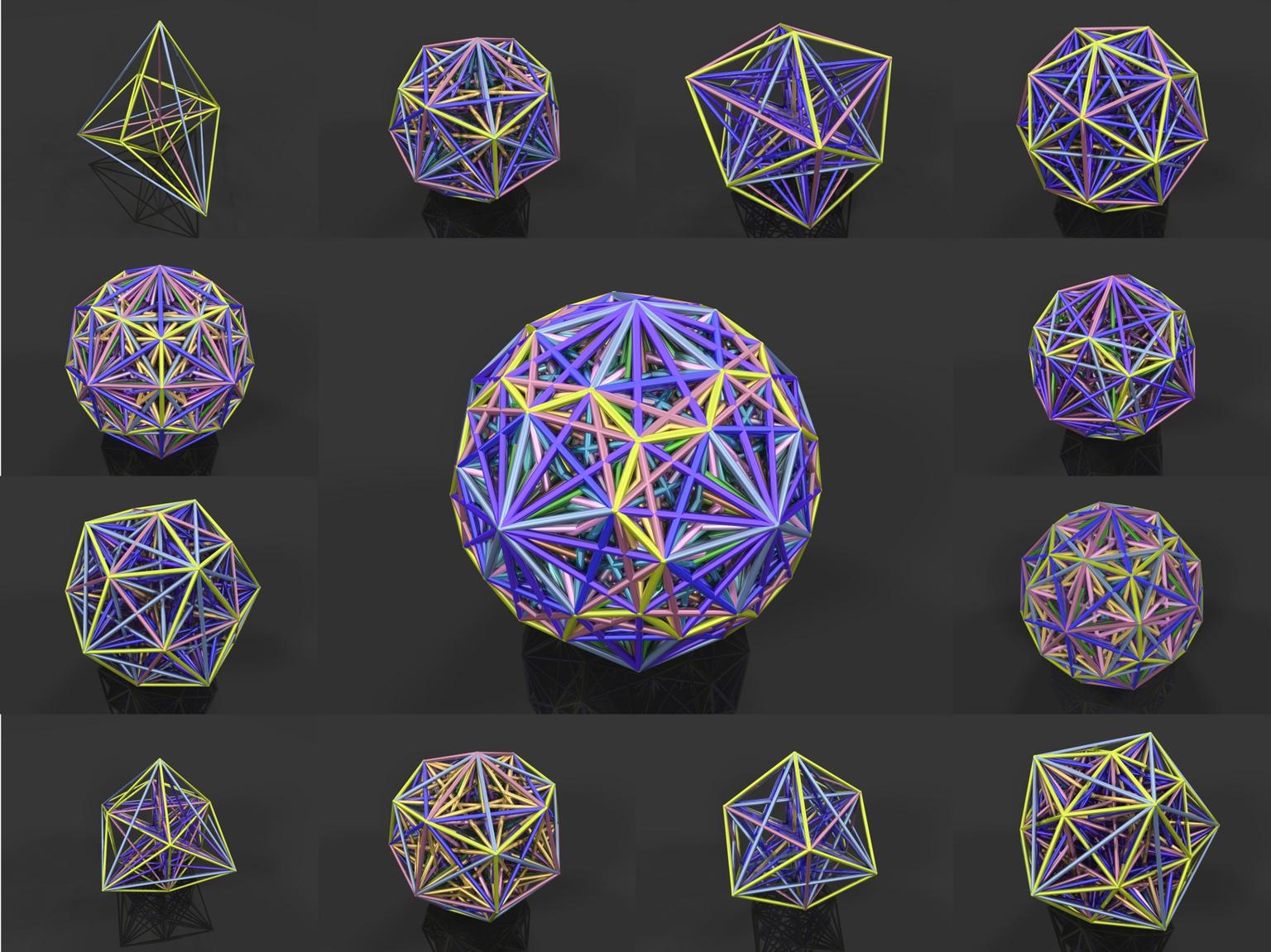 Image for entry 'All the edges of all the Catalan solids'