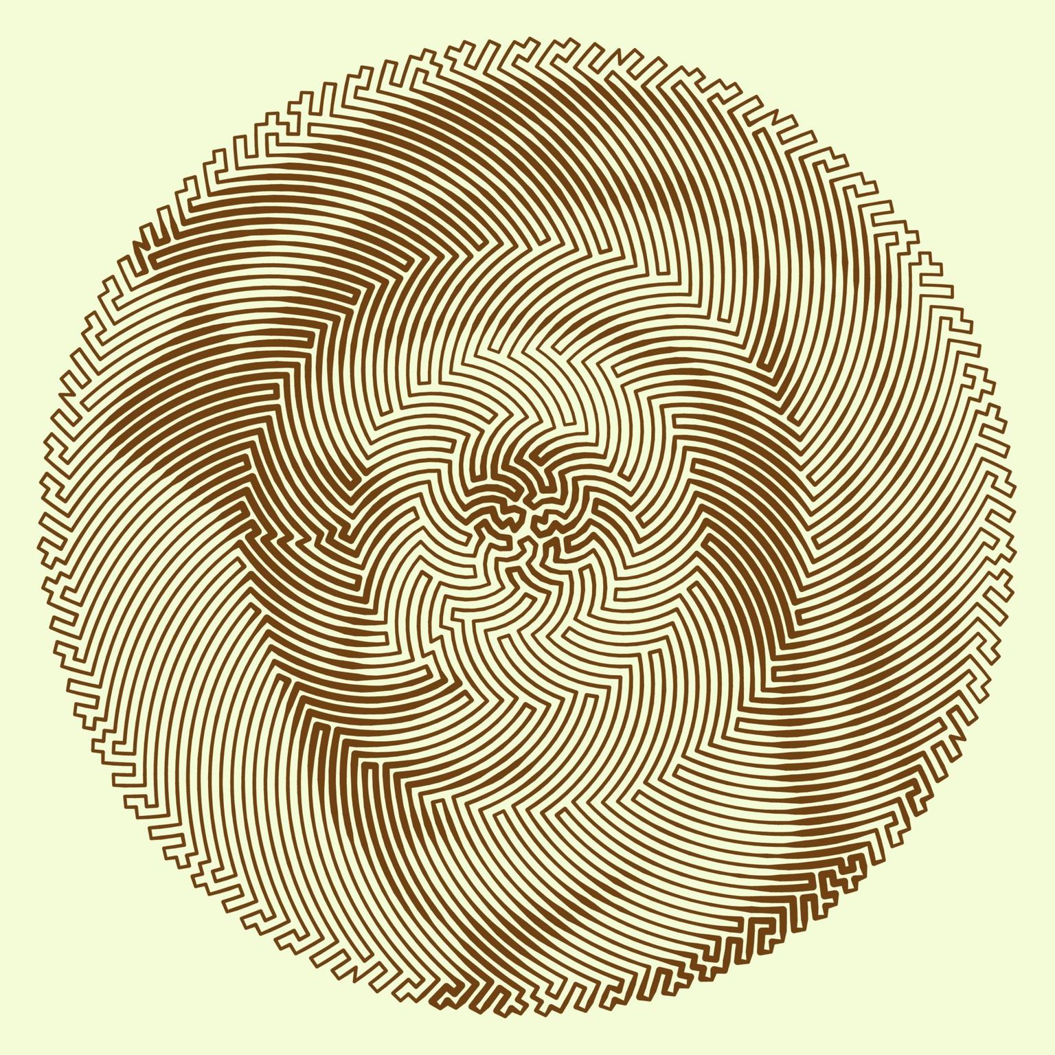 Image for entry 'Phyllotactic TSP Art Portrait of Fibonacci'