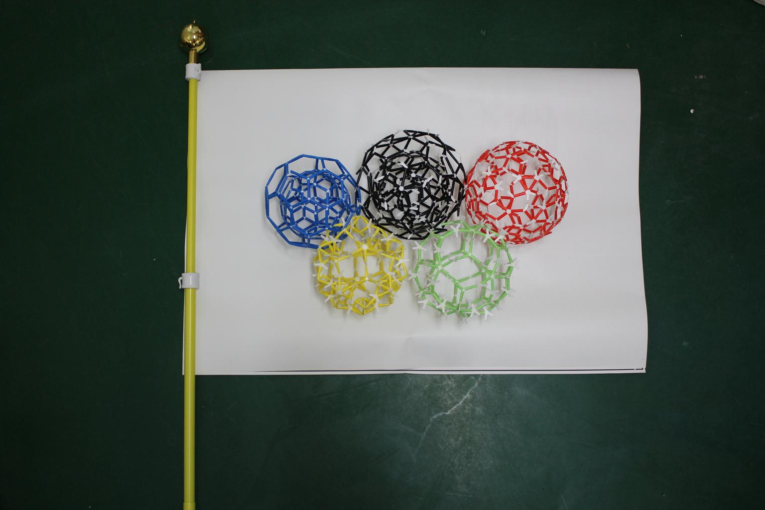 Image for entry 'Solid Olympic flag'