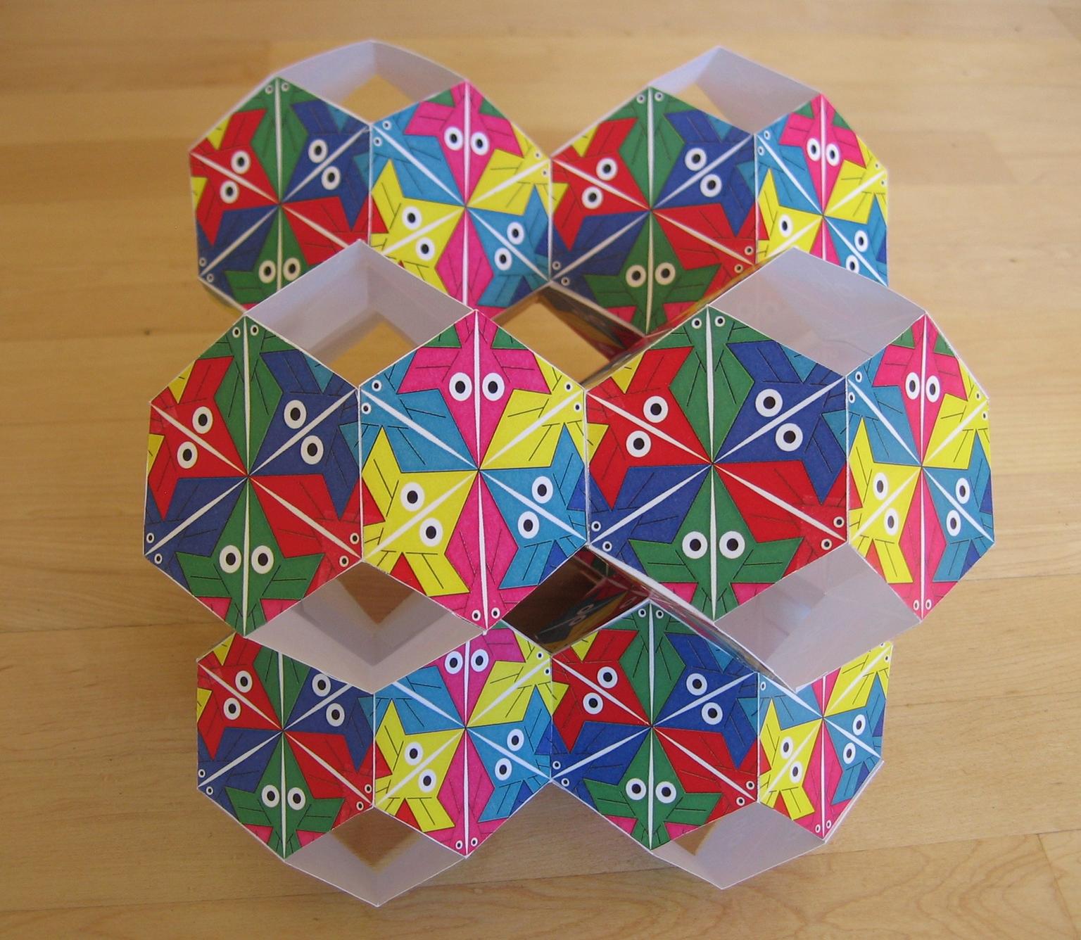 Image for entry 'The {6,4|4} Polyhedron with Angular Fish'