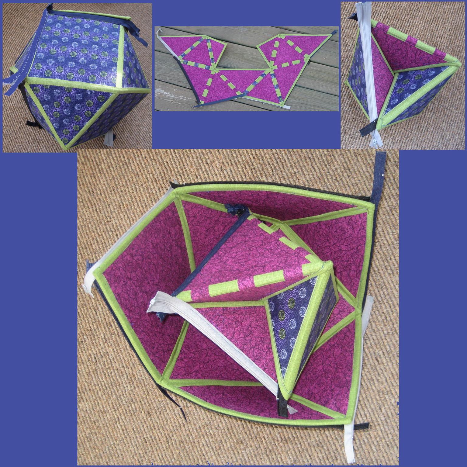 Image for entry 'Zipping is Believing--Cuboctahedron to Faceted Octahedron Model of the Projective Plane'
