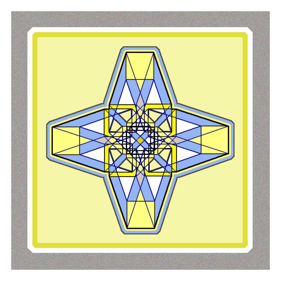 Image for entry 'Blue, Skewed Hypercube'
