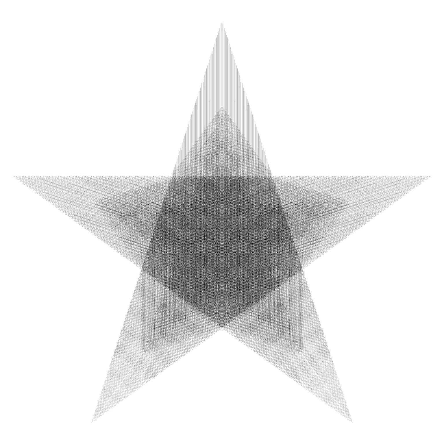 Image for entry 'Ternary Tree Star, Version 1.618'