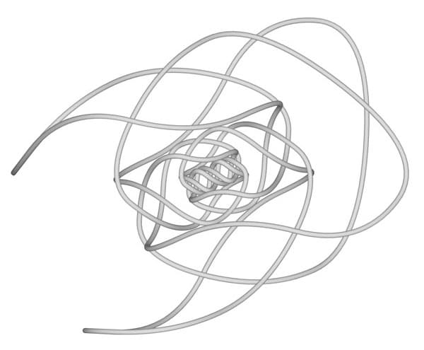 Image for entry 'Self-similar Knot No. 1'