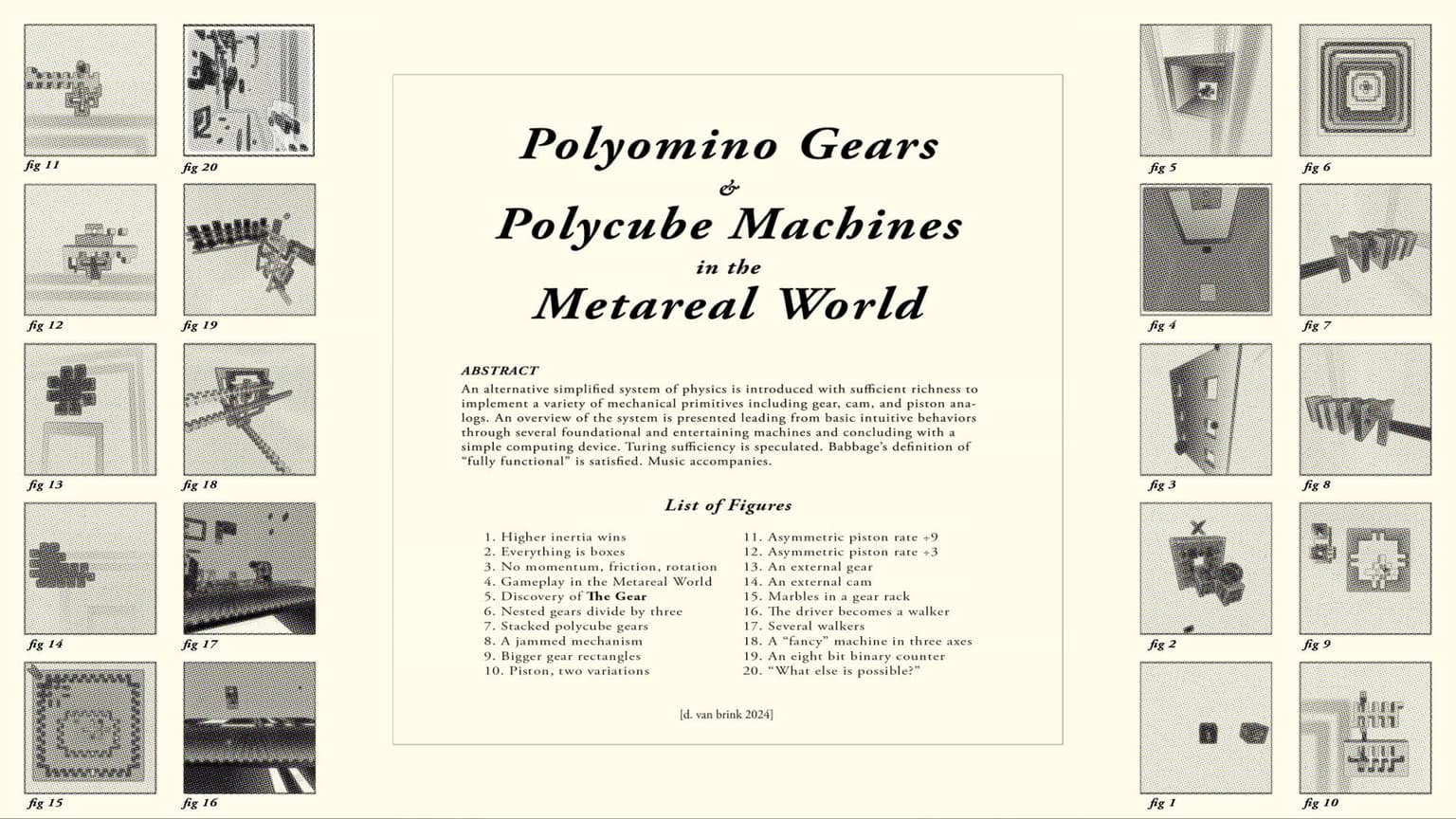 Image for entry 'Polyomino Gears and Polycube Machines in the Metareal World'
