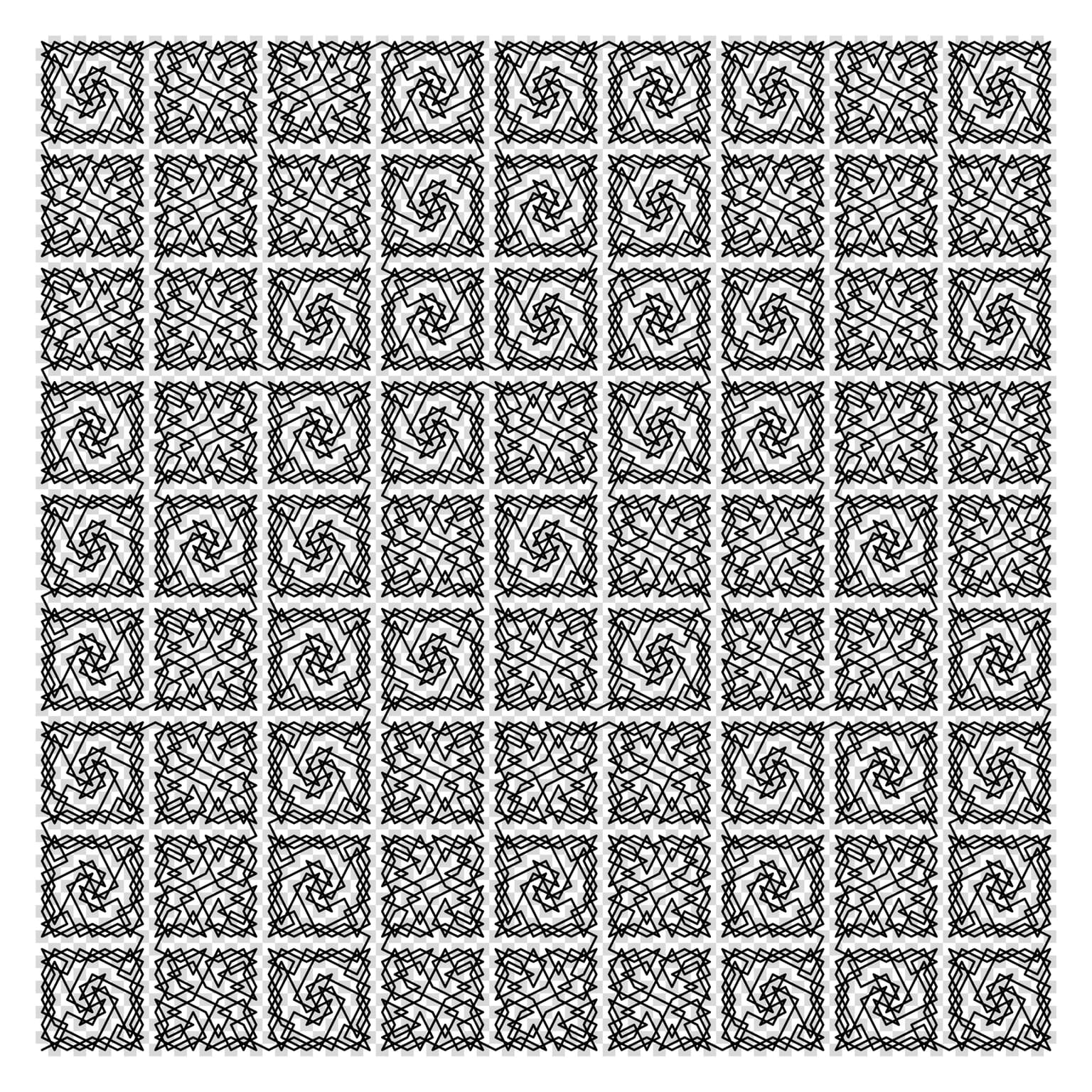 Image for entry 'Knight's Tour/Peano Curve/Magic Square'