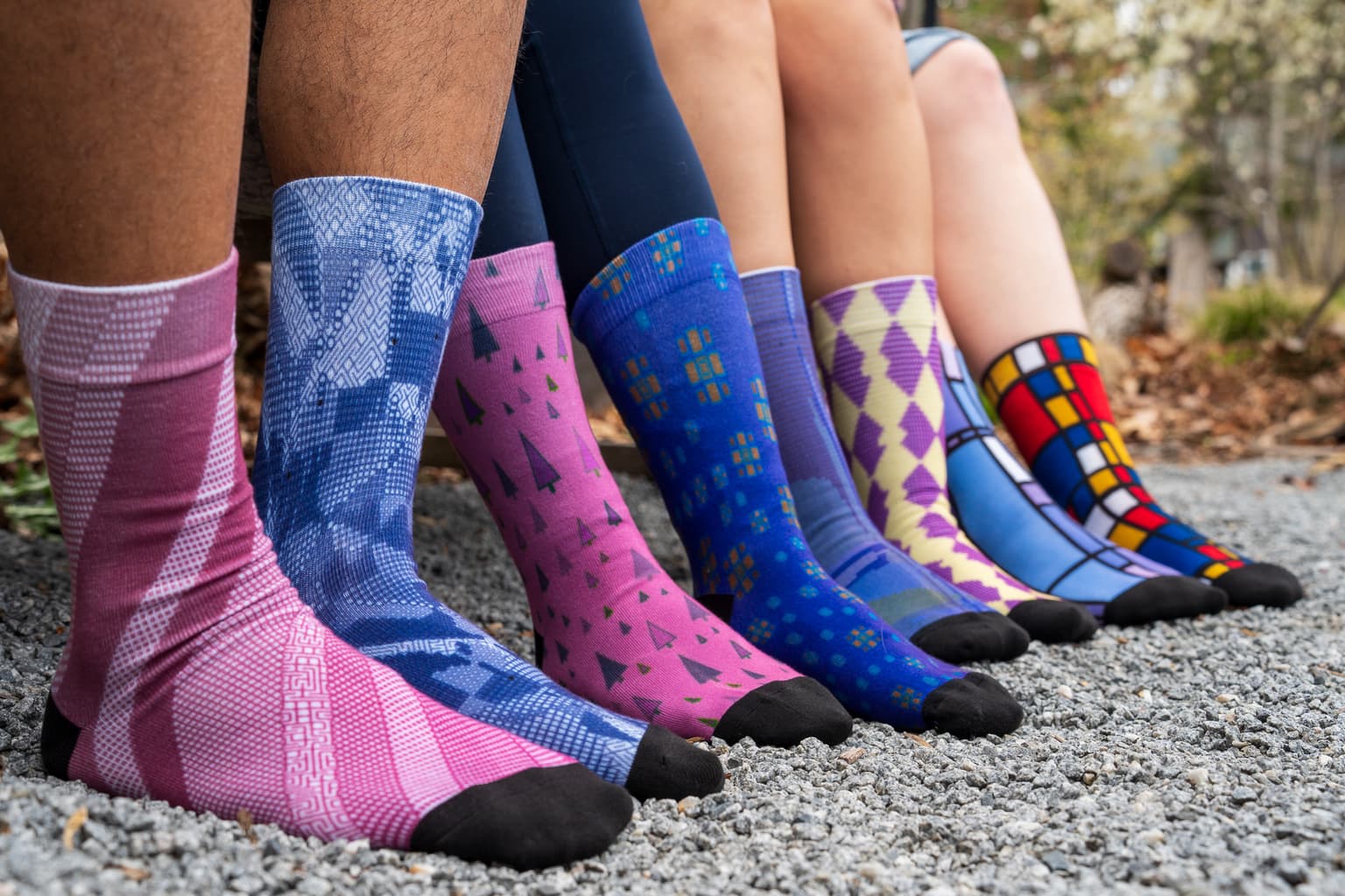Image for look 'Eight Generated Sock Designs'