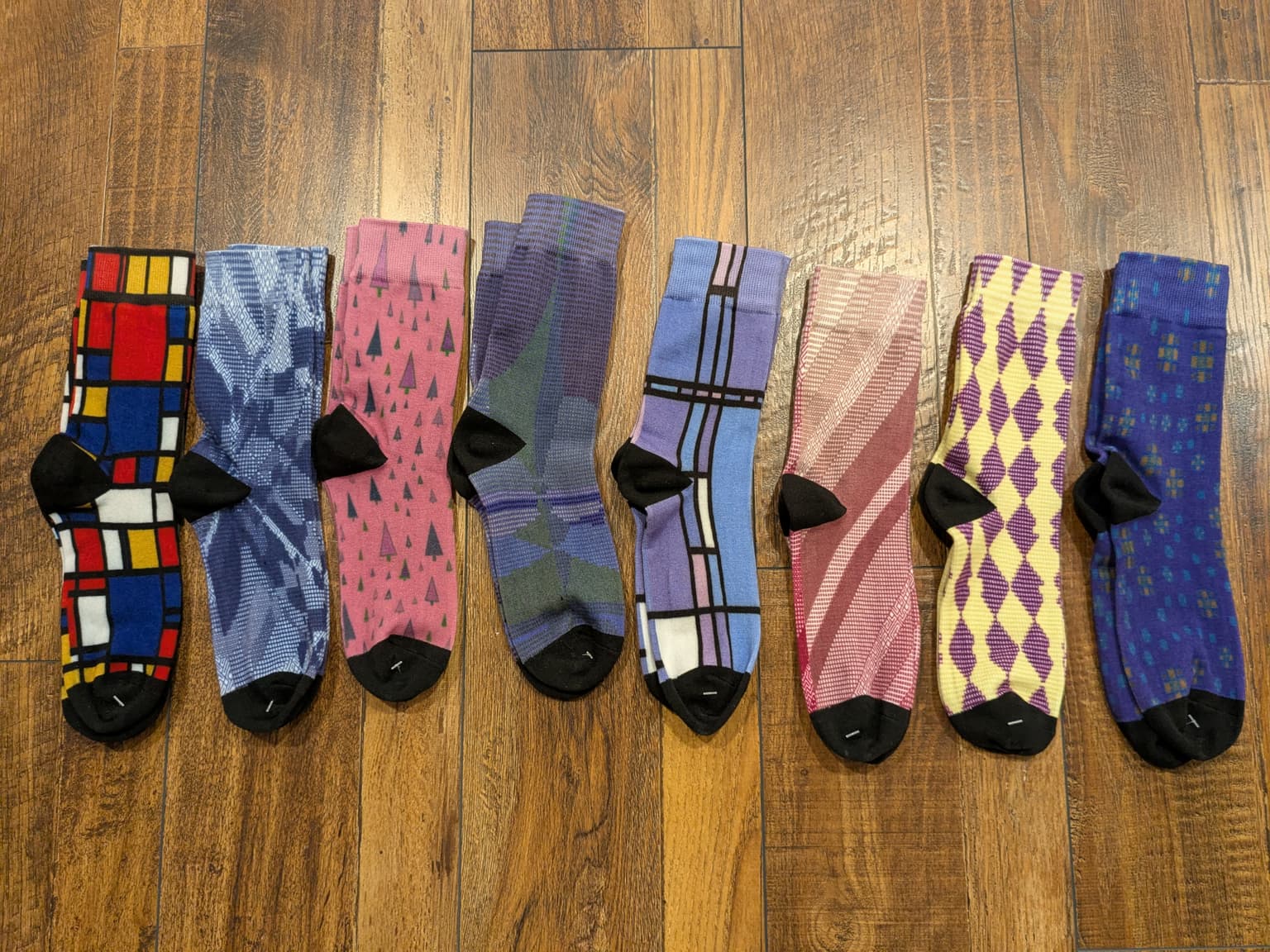 Image for look 'Eight Generated Sock Designs'